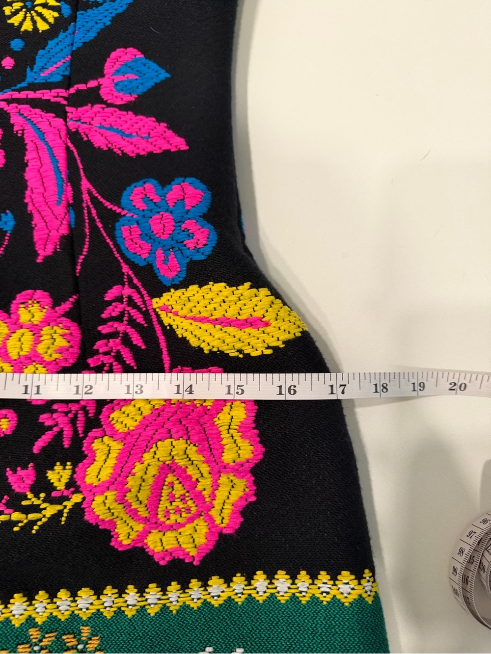 Cynthia Rowley French-Mexican Embroidered Strapless Dress Size 2 - Picture 8 of 9
